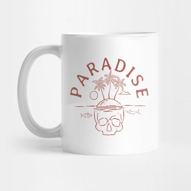 Paradise Skull Island by Tees For UR DAY